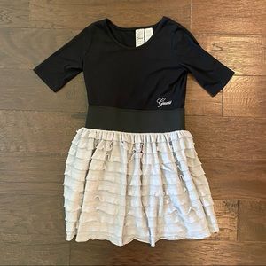 Girls black/grey dress